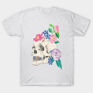 Camellia Skull T-Shirt